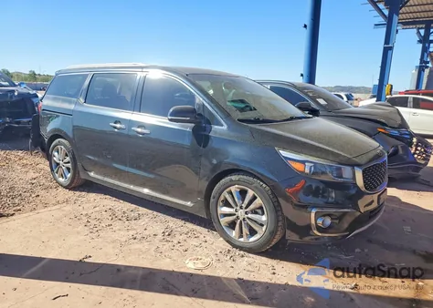 2018 Kia Sedona Sxl из США, поврежденный, VIN KNDME5C10J6372294